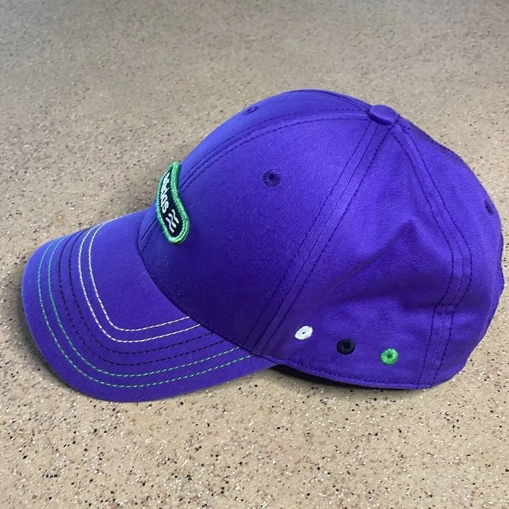 Adidas Purple Snap Back Hat Golf Baseball OS